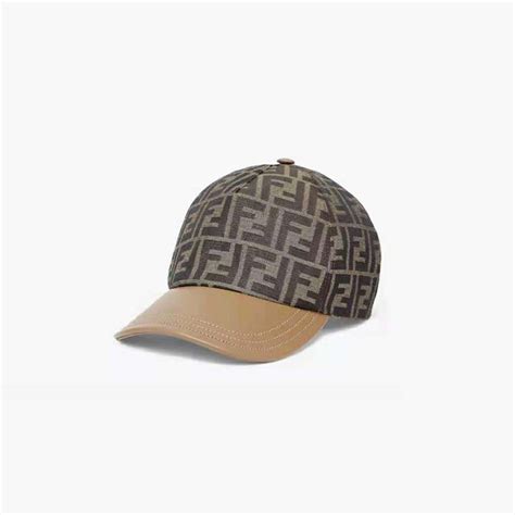 Fendi Donna Cappello da baseball in jacquard ff 